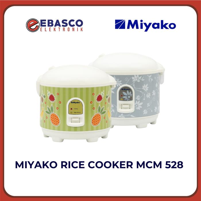 Gambar MIYAKO Rice Cooker MCM 528 Kapasitas 1,8 Liter Panci Anti Lengket Bergaransi Resmi dari Ebasco Elektronik Kab. Bandung Barat Tokopedia