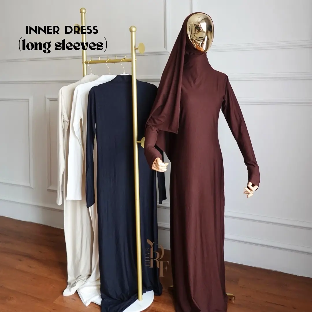 Inner Dress (BUSUI dan NON BUSUI) | Long sleeves | Drf.Hijabstore