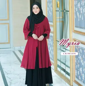 Outer Dewasa Kekinian Myria Outer Warna Crimson by ANB Fashion