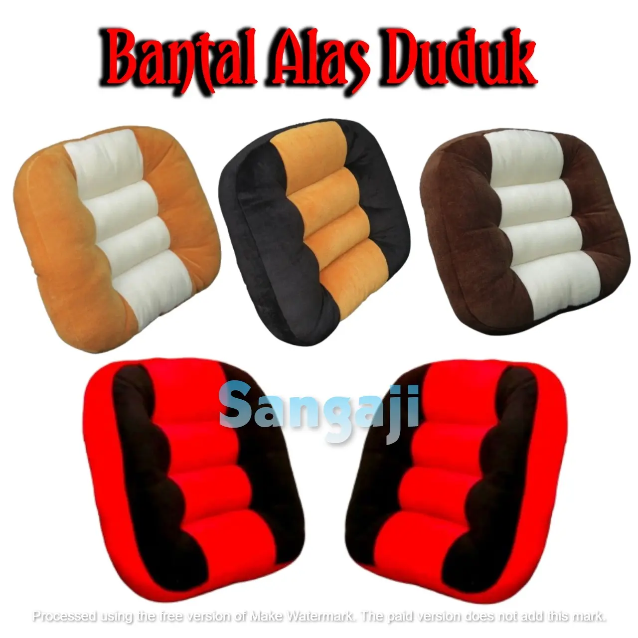 Bantal alas duduk Sofa bantal Alas kursi kantor Bantal alas Jok mobil Silikon alas lesehan