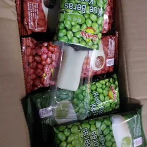 COD Conley 10+4 pcs Kue Beras Korea Mochi Lembut & Kenyal Isi Kacang Tebal Rasa Kacang Merah Hijau Halal Snack Korea Viral Manis Pas Cemilan Anak Dewasa