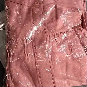 Dress jelita gamis silang belakang gamis polo linen busui kancing gamis lebaran polos polo linen muslim Wanita Robes Lebaran