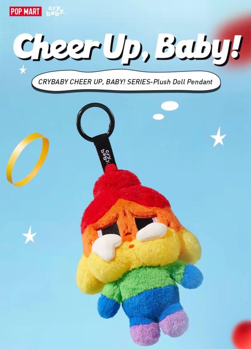 Product Introduction of popmart CRYBABY CHEER UP, BABY! SERIES-Plush Doll Pendant 1