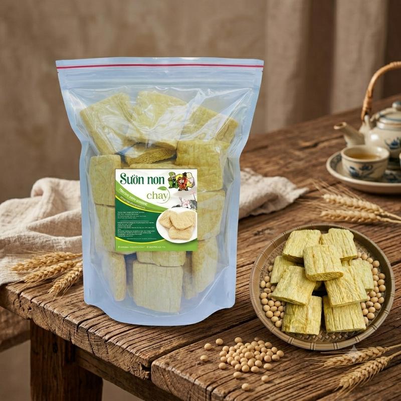 SƯỜN NON CHAY Phúc Lộc Thọ sản xuất theo công nghệ Nhật Bản- Vegan Food thực…