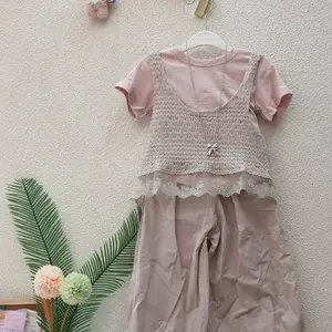 Oneset 3in1 Anak Cewek Free Kalung Lucu Banget