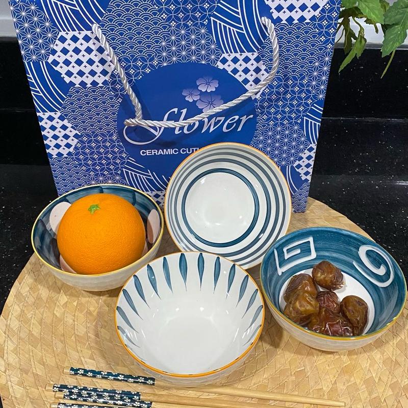 Souvenir Mangkok Set Jepang 4 2 | Hampers Mangkok Japanese Bowl Set | Hampers Idul Fitri | Souvenir Pernikahan | Wedding Souvenir | Mangkuk Jepang 5
