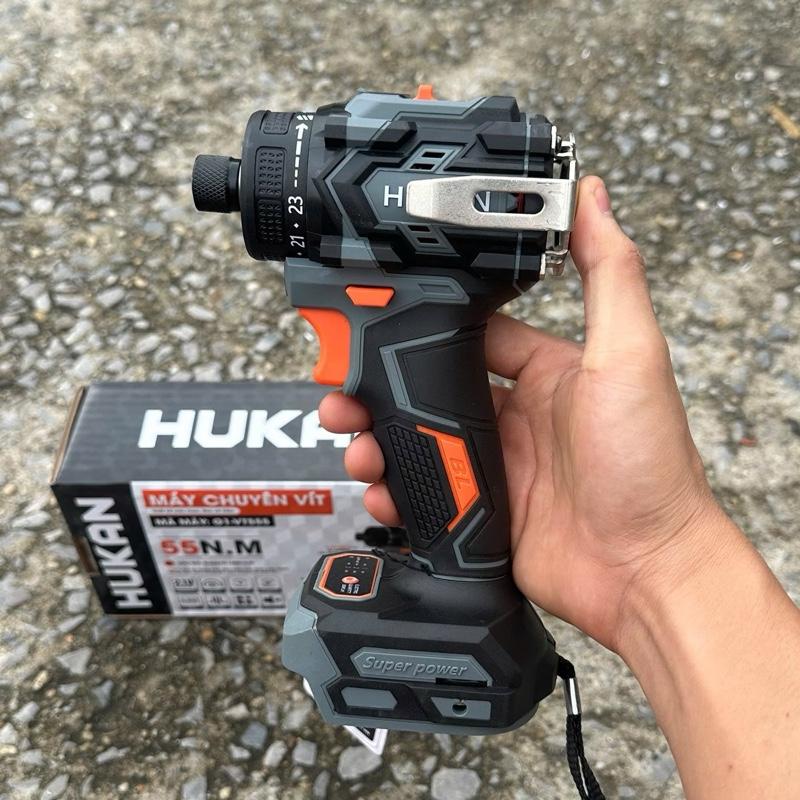 Thân Máy Chuyên Vít Hukan HM21 - G2CVT 555 Không Chổi Than Lực Siết 55N.m Chưa Kèm Pin Sạc