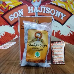 Bakso Sony Lampung Son Hajisony Ukuran kecil isi 27-30 plus bumbu