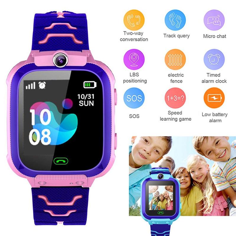 ⚡COD 24-hour shipping Q12 Touch Screen Smartwatch for Kids, Positioning, Call, Remote Locator, Photo, Kids Watch,For iOS, Android 2