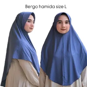 JILBAB BERGO HAMIDAH ( S / M / L ) HIJAB BERGO SPANDEK JERSEY PET / JILBAB BERGO HAMIDAH SPANDEX JERSEY HIGH
