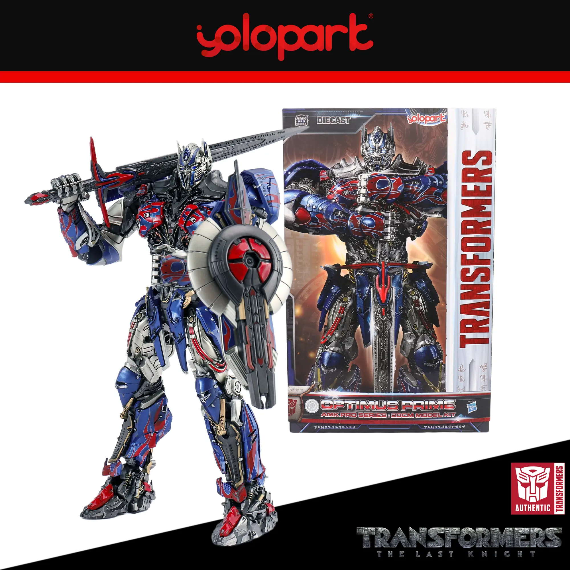 【Yolopark】Transformers The Last Knight - 20cm Optimus Prime Model Kit - AMK PRO Series