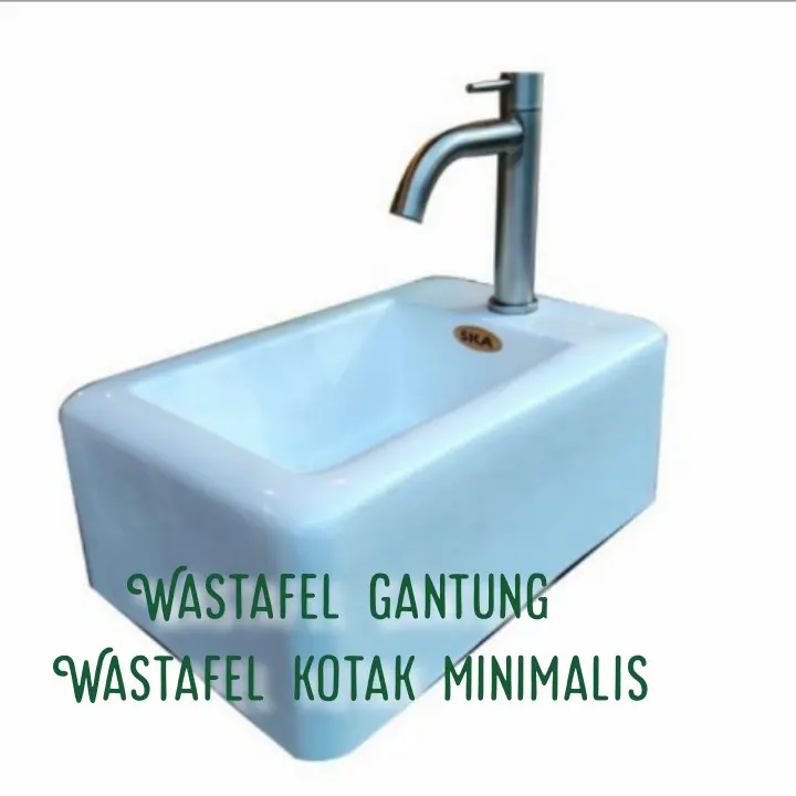 Wastafel gantung / wastafel kotak / wastafel fiberglass 0