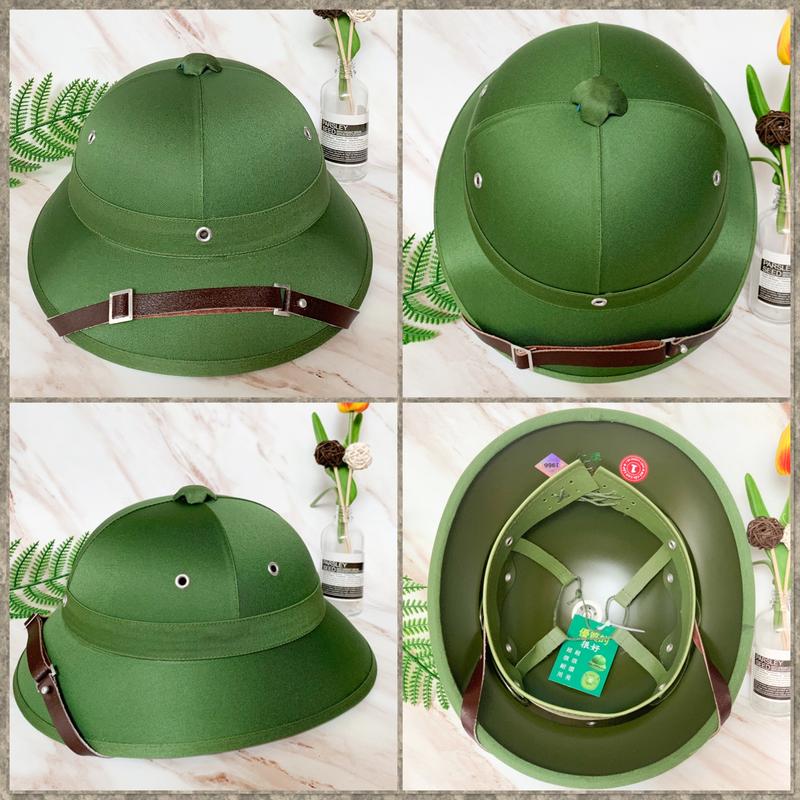 Mũ cối tàu phong cách thập niên 1966 - khuy nhôm - cốt phíp bền bỉ cao cấp