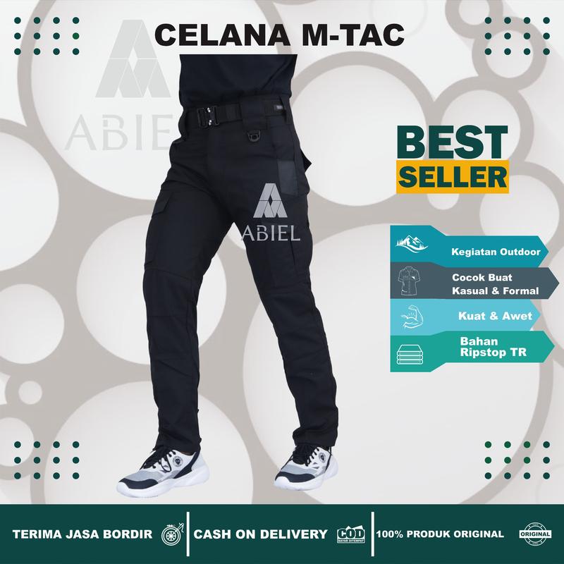 (DIKIRIM DARI BANDUNG) Celana Tactical  Pria M-TAC Panjang Cargo Celana Outdoor Gunung Hiking Sport 5
