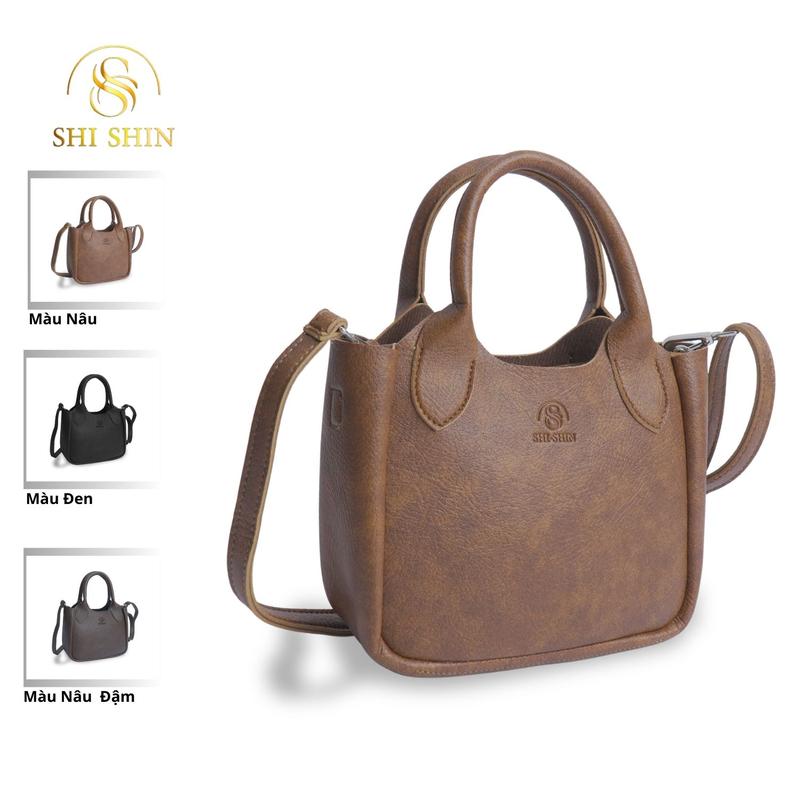  Túi Xách Nữ ShiShin STX02 Da PU Cao Cấp – Đeo Chéo Đeo Vai 3 Màu Thời Thượng Form Đẹp Da Mềm Bảo Hành 1 Năm 