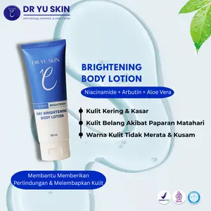 Dr Yu Skin Brightening Body Lotion 100ml - Putihkan & ratakan warna kulit tubuh | BPOM & Halal