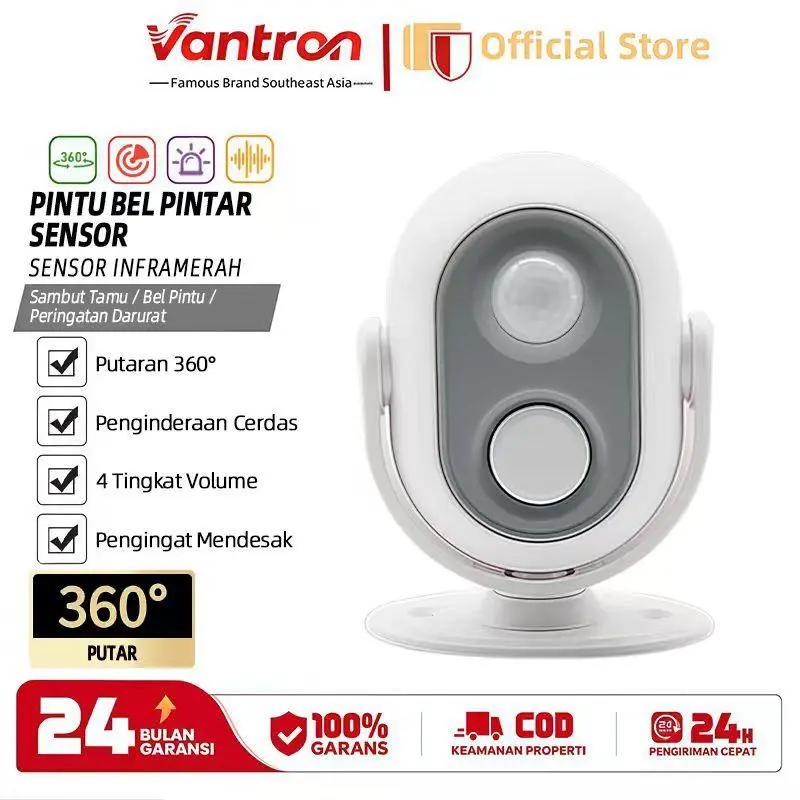 Alarm Anti Maling Welcome Automatic Doorbell Alarm Bell Home Shope Supermarket Infrared Motion Sensor Induction Alarm Sensor Gerak Otomatis Bel Sensor Pintu Masuk Toko