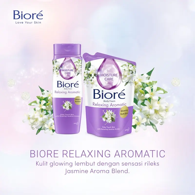 Biore Relaxing Aromatic 800ml Pouch Triplepack - Sabun Mandi Cair 4