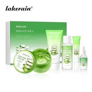 アロエベラ スキンケアセット（クレンザー、化粧水、美容液、アイクリーム、ジェル）保湿フェイスケアキット