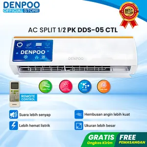 Denpoo AC split lowwat DDS 05 CTL 1/2 PK