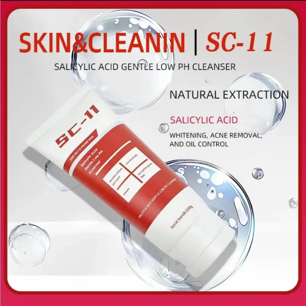 Skin & Cleaning SC-11 Facial Wash Cleanser Pembersih Wajah 100gr