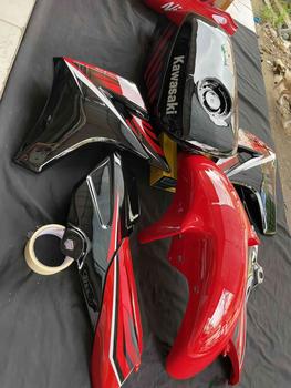 Product Review of lis striping stiker body montor NINJA SS ZEBRA warna merah ferari dan maron tahun 2014 2015 from a**t 0