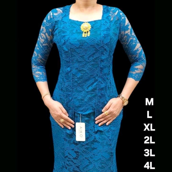 Setelan Kebaya Brokat/Set Renda Rok Panjang 3