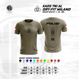 Kaos Polisi Polri - Kaos Jersey Polisi Polri - Kaos DryFit Polisi Polri