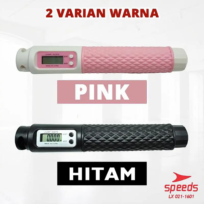 SPEEDS 2 in 1 Tali Skipping / Skipping Spring Lompat Tali Jumping Rope Dengan Tali dan Tanpa Tali Outdoor Dengan Alat Hitung Otomatis 021-1601 8