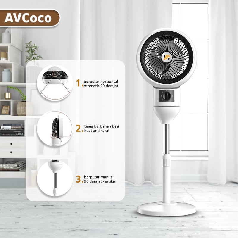 Product Introduction of Kipas Angin Elektrik  Jangkauan Angin Jauh Stand Fan Low Noise / Standing Fan Electric 12