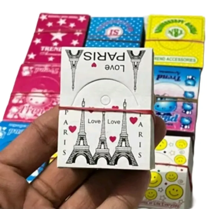 Kar Kotak Label  100pcs Berbahan Tebal untuk Display Accessories