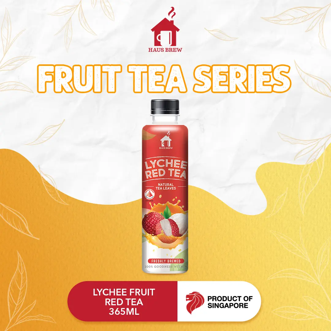 Haus Brew Lychee Fruit Red Tea Beverage Sweet