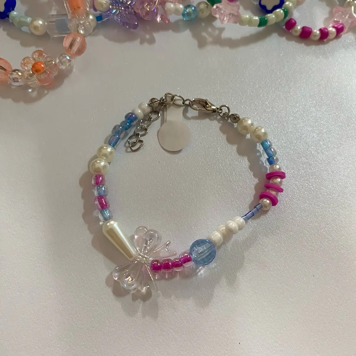 Gelang manik kait mix mote funky beads bracelet