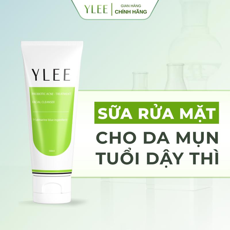 YLEE Sữa Rửa Mặt Cho Da Dầu Mụn, Da Mụn Tuổi Dậy Thì, Da Nhạy Cảm. Hỗ Trợ Giảm Mụn, Dưỡng Sáng Da