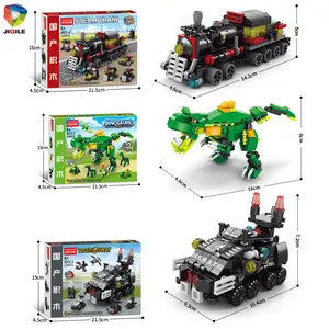 JIQILE Mainan Robot Polisi Blok Bangunan Seri 8970 Puzzle Susun Edukasi Mainan 6/7/8 tahun