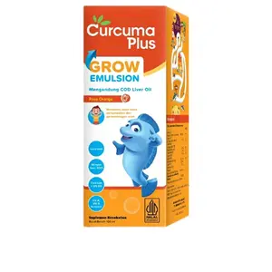 Curcuma Plus Emulsion Grow Rasa Jeruk 100ml