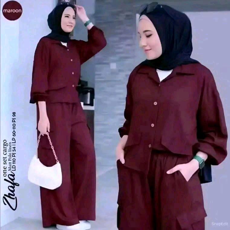 SET WANITA CELANA CARGO SIAP KIRIM / SETELAN CARGO WANITA 7