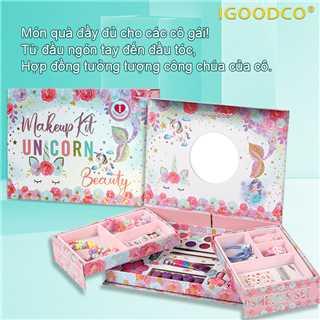 Đồ Chơi Trang Điểm Cho Trẻ Em Goodco Dành Cho Bé Gái Bộ Trang Điểm Thích Hợp Cho Bé 3-16 Tuổi Màu Trang Trí Ngẫu Nhiên Lý Tưởng Cho Ngày Sinh Nhật Của Trẻ Em Màu Sắc Trang Trí Ngẫu Nhiên