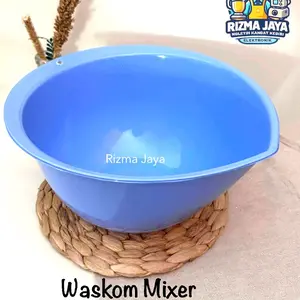 (Free Solet)  Baskom/Waskom mixer adonan tepung mangkok kocok telur plastik panda star Egg Kitchenware