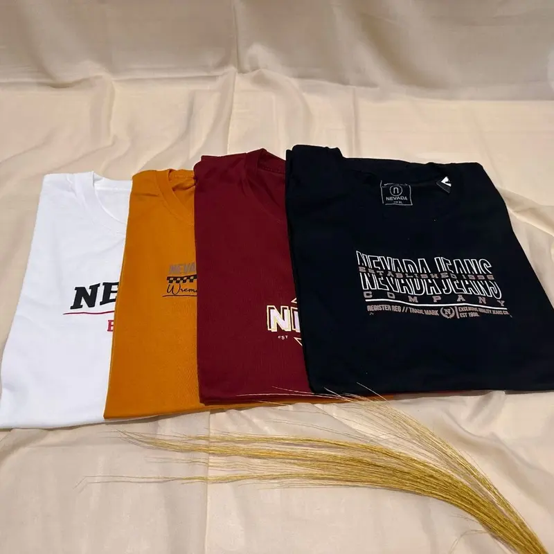 PAKET 4 pcs 100k Baju Katun Distro Pria Wanita size M L XL XXL | baju kaos Distro 100 ribu dapat 4 pcs | kaos lengan pendek santai Combed High 4