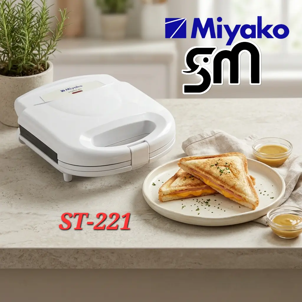 Sandwich Toaster Miyako ST-221 Panggang Roti jepit ST221