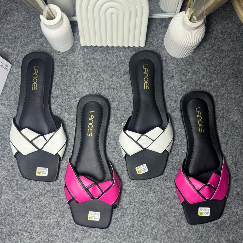 LANOES Sandal Wanita Korean Style Elegan Dan Mewah Sandal Wanita Ootd 1