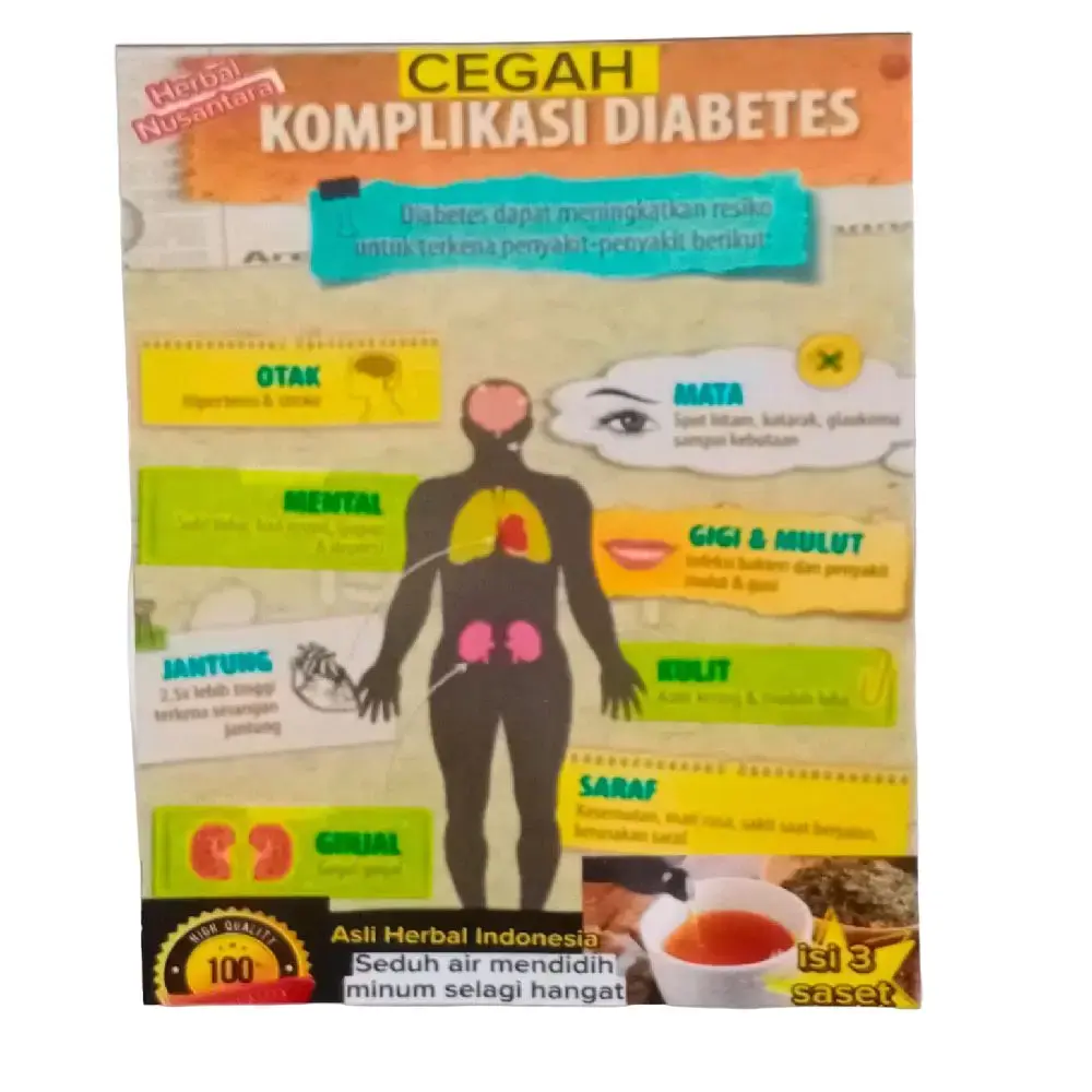 Teh Herbal khusus Diabetes, Ampuh Cegah pembusukan dari dalam