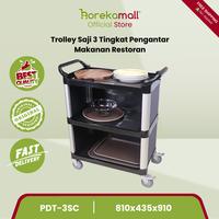 Gambar Trolli Saji Makanan Trolley Pengantar Makan Dinning Stand Cabinet MUTU PDT3SC PDT3LC - Troli Besar dari horekamall Kota Administrasi Jakarta Barat 1 Tokopedia
