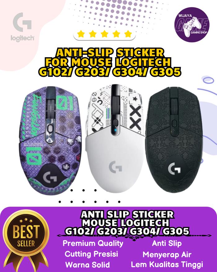 Jual Sticker Stiker Anti-Slip For Mouse Logitech G102 G203 G304 G305 ...