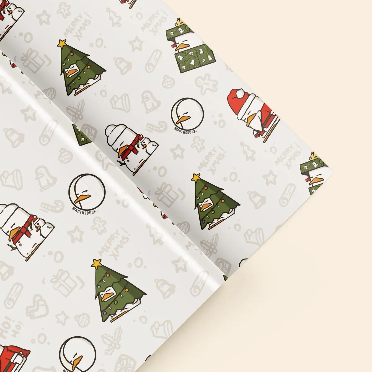 5Pcs Christmas Wrapping Papers