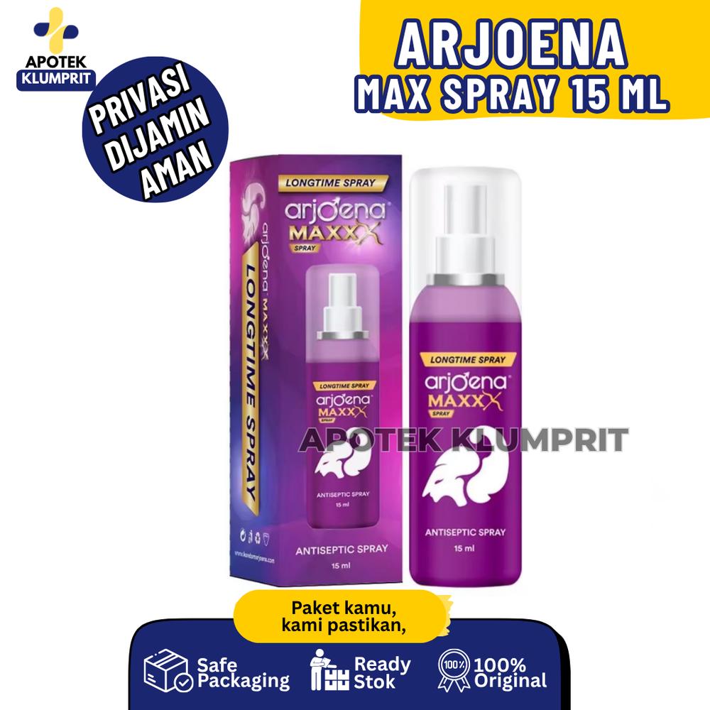 Arjoena Maxx Spray 15 Ml 1 Botol, Privasi Dijamin Aman