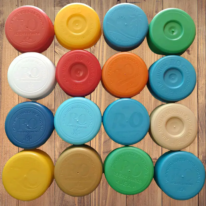Tutup galon biru knop isi pas 250pcs tidak mudah pecah dan bocor  Bottles Kitchenware Water Dapur 3