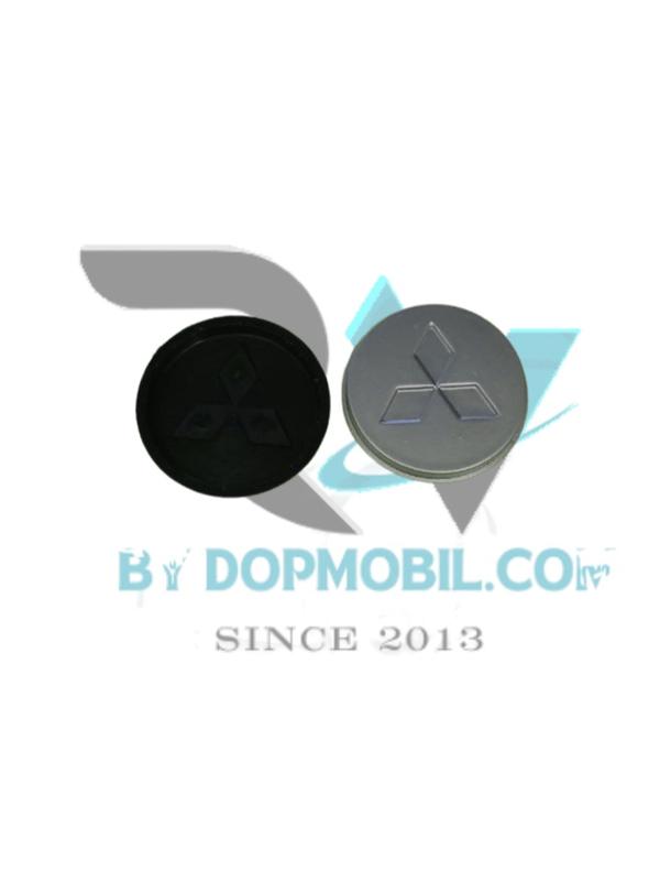 1pcs 55mm Mitsubishi Tutup Velg Roda Kuda Maven Ring 15 Silver Doff 3