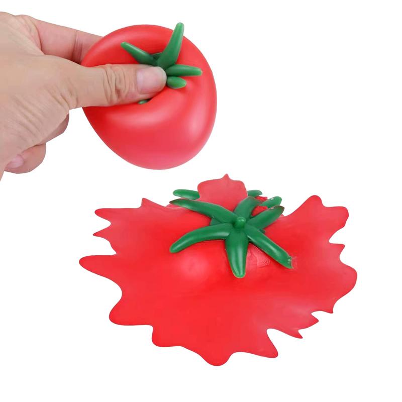 Quả Cà Chua Giả Squishy, Bộ 2 Chiếc, Giảm Căng Thẳng, Lỗ Thông Hơi Quả Cà Chua, Bóng Nước, Chất Liệu TPR, Thủ Thuật Chơi Thú Vị, Giảm Áp Lực, Mềm Mại Và Thoải Mái, Trí Nhớ Mạnh 0